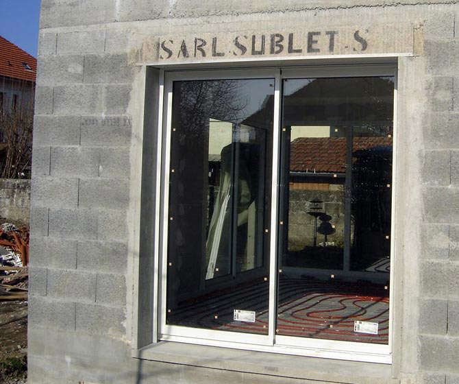 Sublet fenêtres  alu Annecy